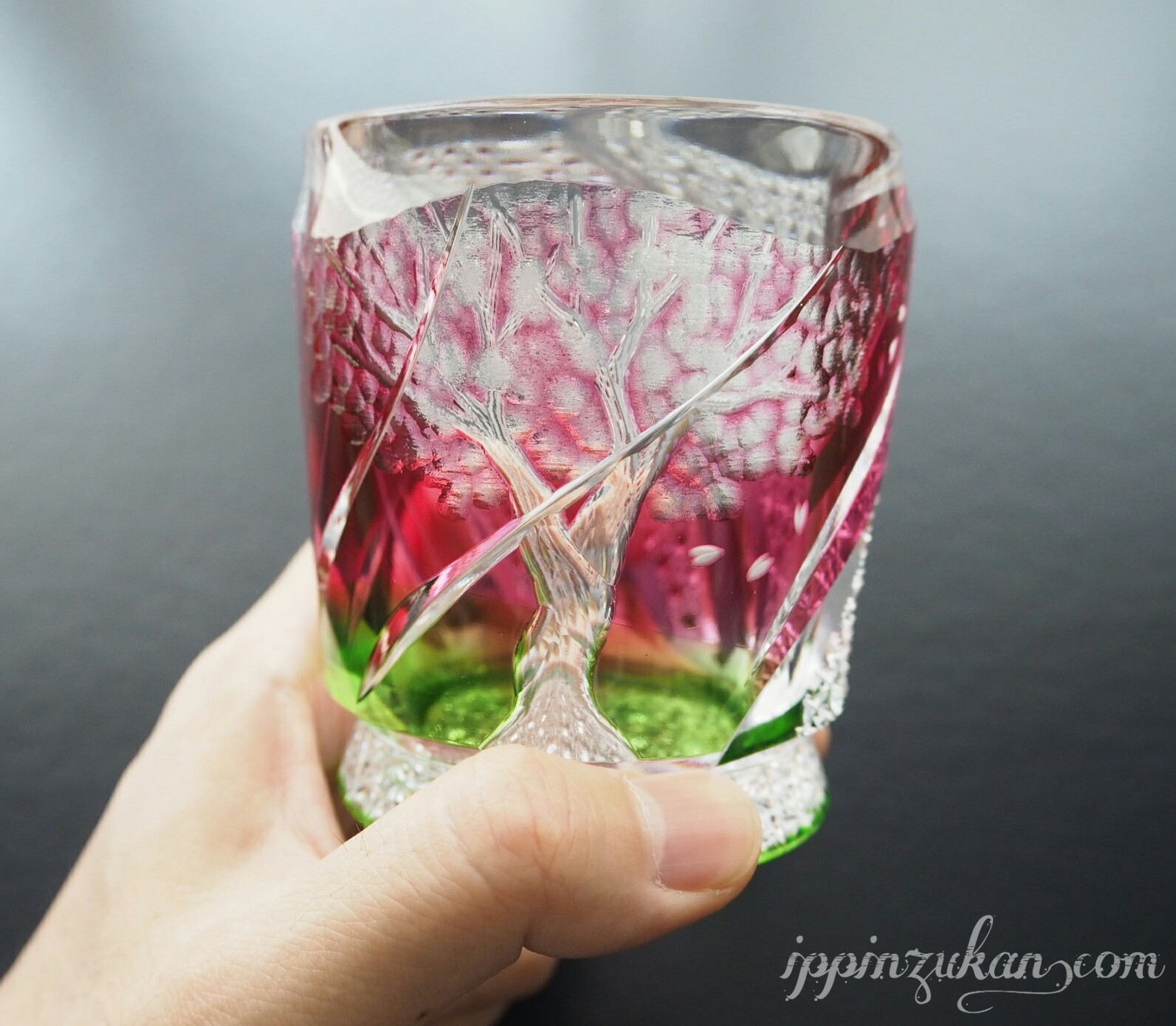 江戸切子のオールドグラス 四季一春、四季一夏 (但野硝子加工所) | 男