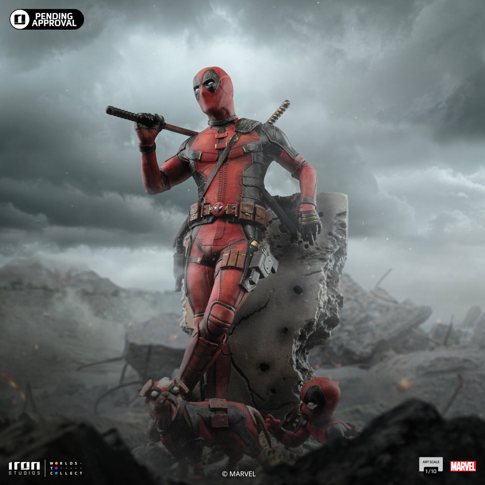 Deadpool Deadpool & Wolverine Art Scale 1/10 Iron Studios – Iron