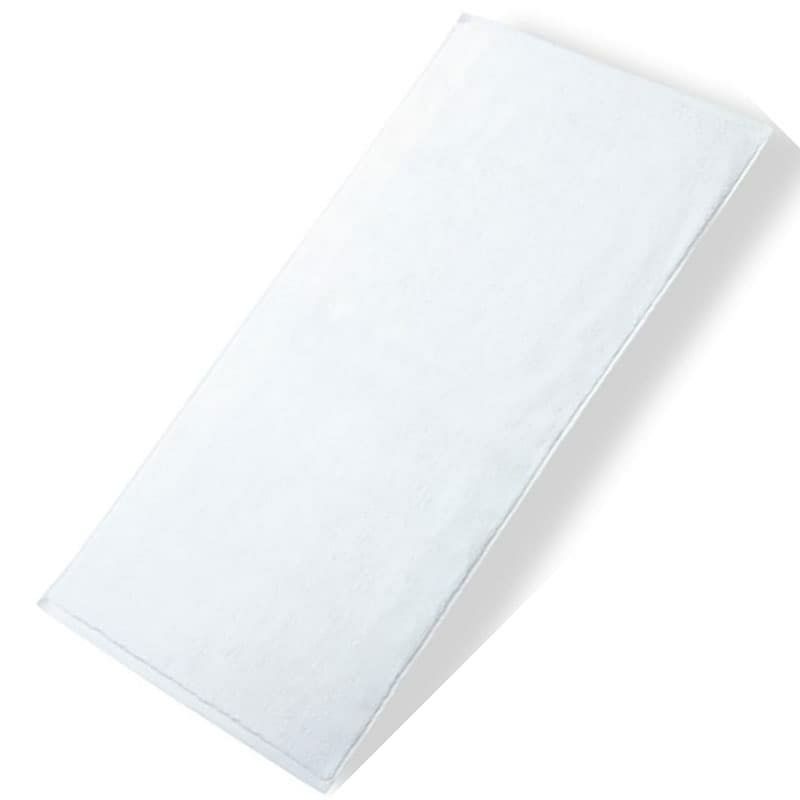 1000匁ダイスジャガード織業務用白バスマット：60枚組|業務用タオル