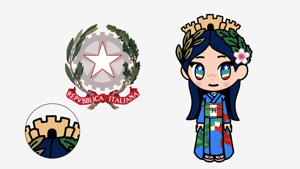 大阪関西万博 イタリア館 ピンバッジ イタリアちゃん - メルカリ 大阪