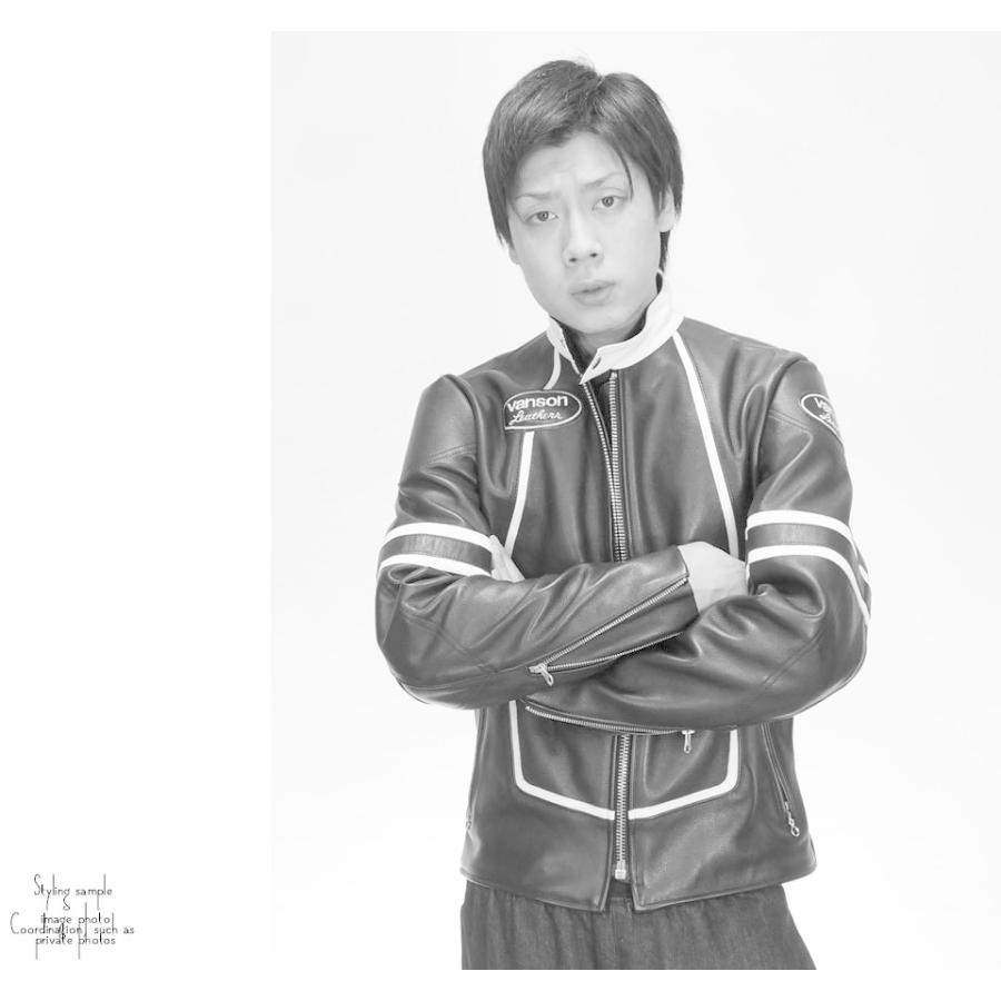 VANSON（バンソン） 別注カスタム シングルライダース レザー