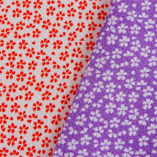 生地 桜 ちりめん はぎれ 和柄 カットちりめん 35cm×33cm 縮緬生地 京