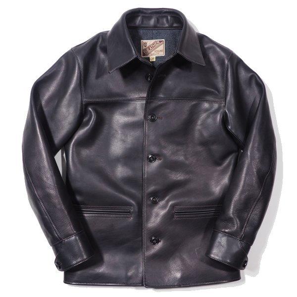 ワイツーレザー エコホース カーコート ジャケット ホースハイド 馬革