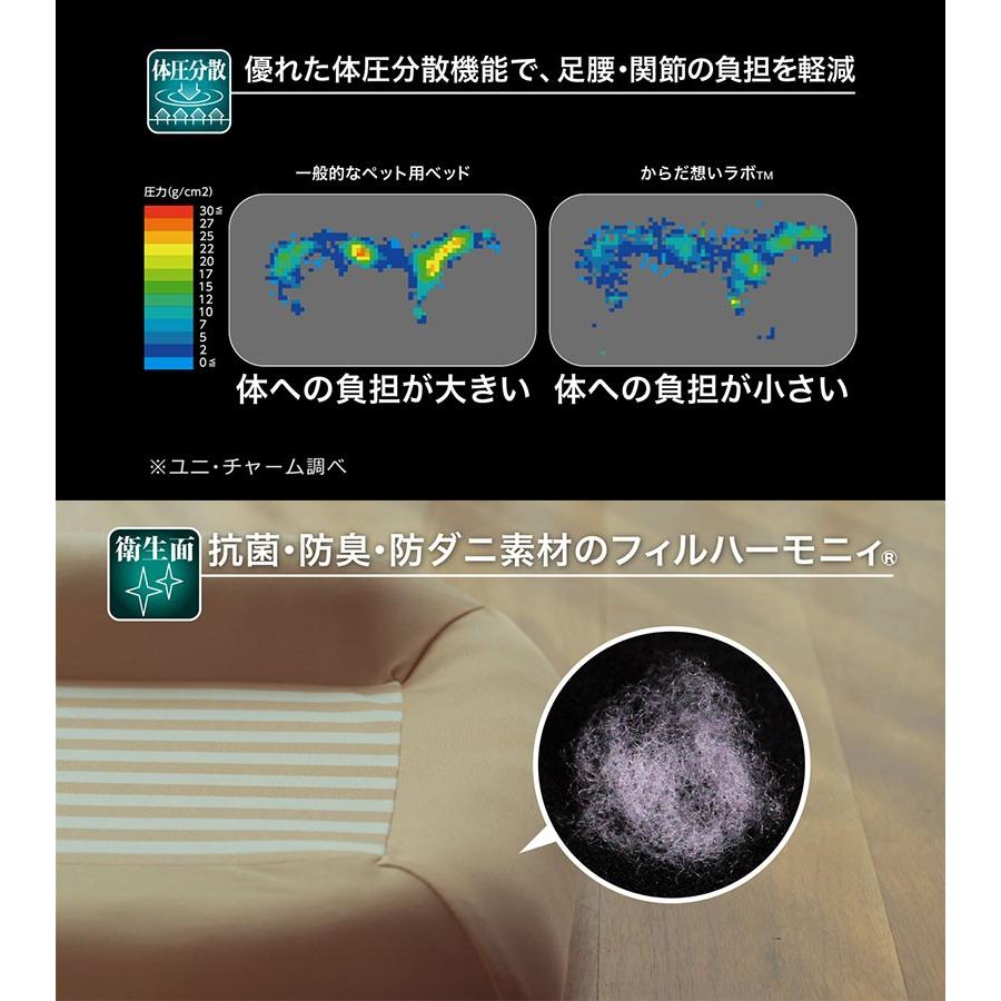 ラテ ユニ・チャーム ペット からだ想いラボ ベッド 介護 老犬 ラテ