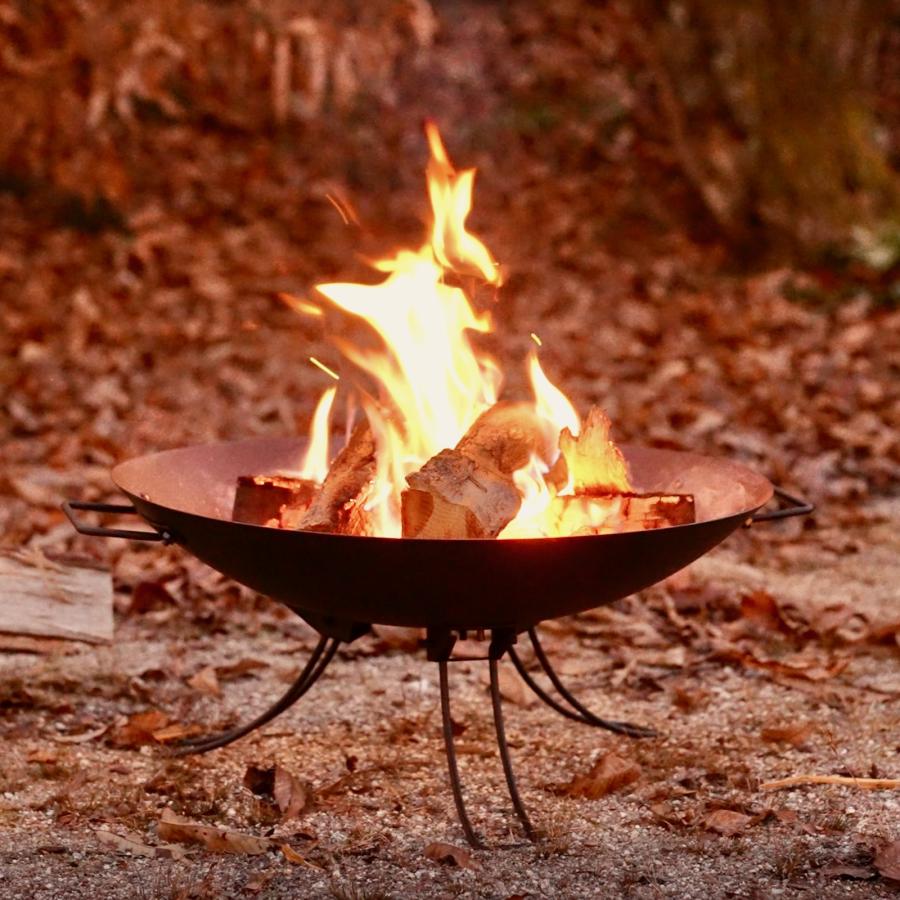 折りたたみ式ファイヤーピット、コンパクトで携帯便利な焚き火台、軽量