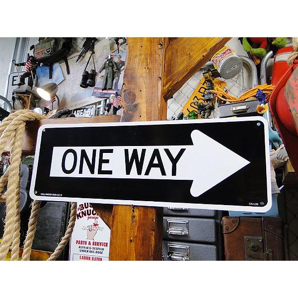 アメリカ実物】巨大 USAロードサイン ONE WAY トラフィックサイン
