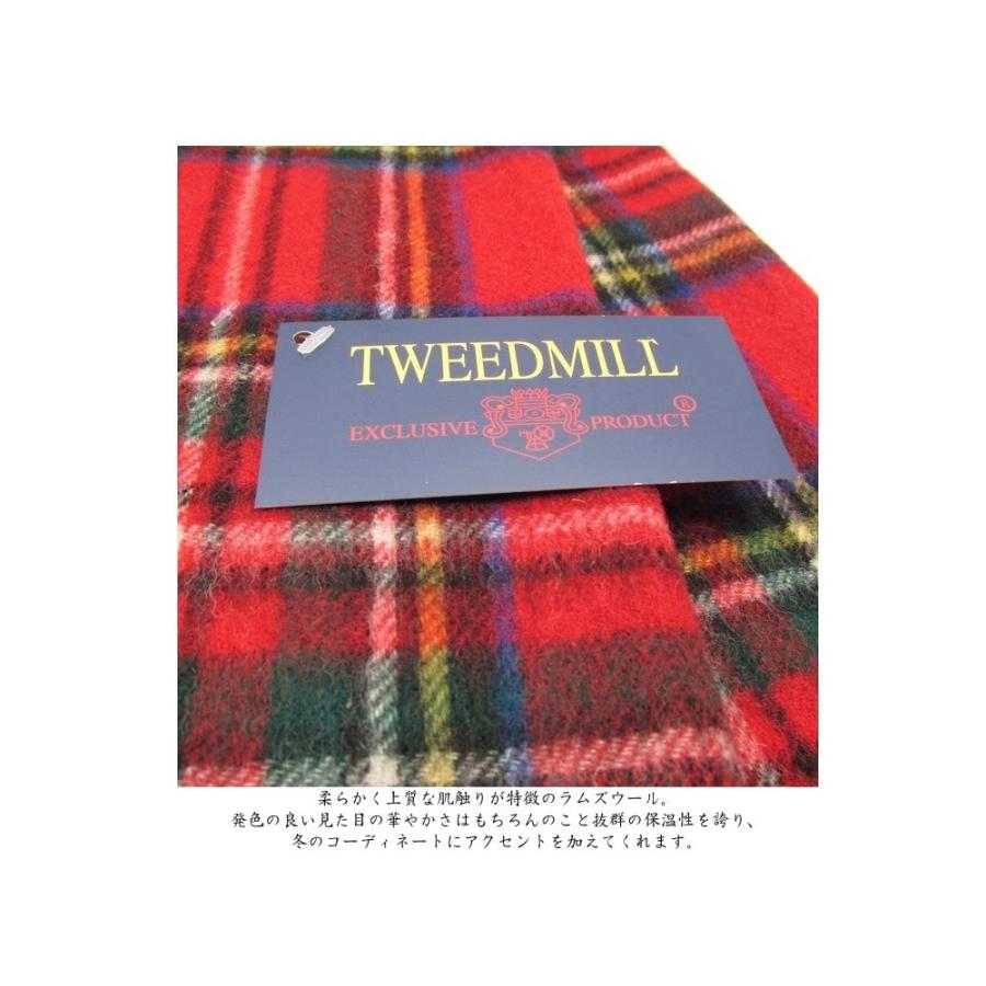 TWEED MILL（ツイードミル） ラムウール ストール 大判ストール