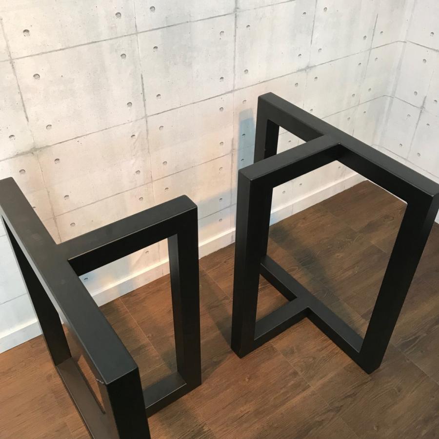 テーブル脚 テーブル用脚 DIY 脚のみ パーツ T型アイアン脚 50角