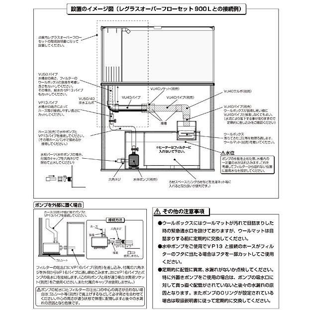 コトブキ工芸 オーバーフロー水槽用ろ過槽 DXフィルター