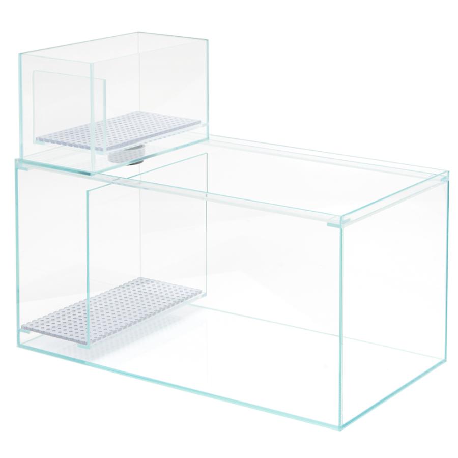 □国産2層式濾過槽□500×300×300h□オーバーフロー水槽用□ 【公式通販】