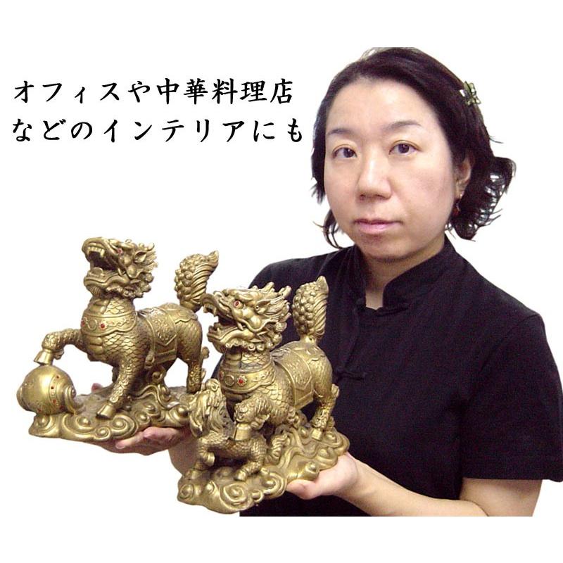 銅制 彫色絵麒麟銅鏡 招財納福 吉祥如意 装飾品 工芸品 置物 麒麟