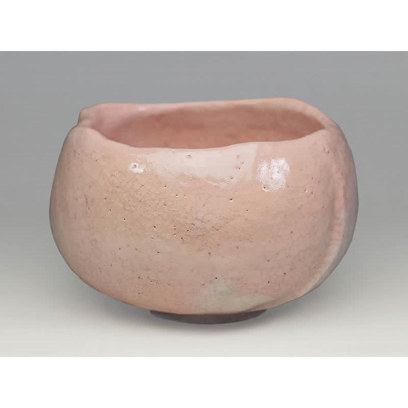 吉村楽入 2021年初春作品 萬福堂 楽入作 赤楽茶碗「桃源郷」 : 心斎橋