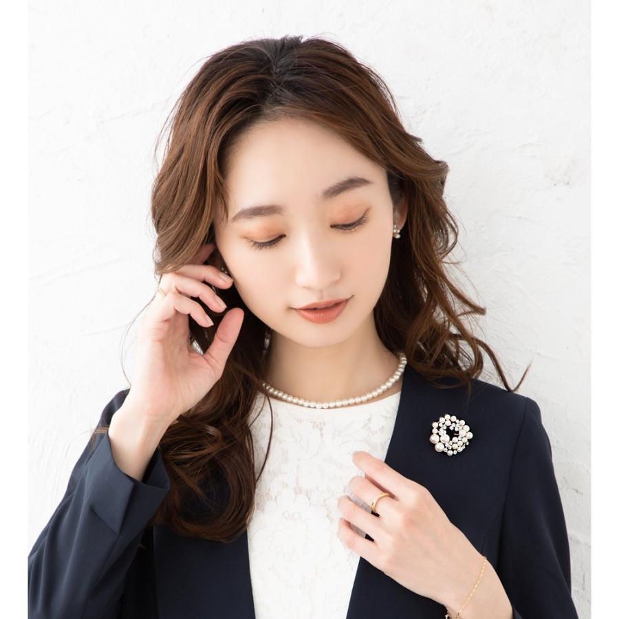 ルコリエ鶴ブローチ入学式卒業式セレモニー