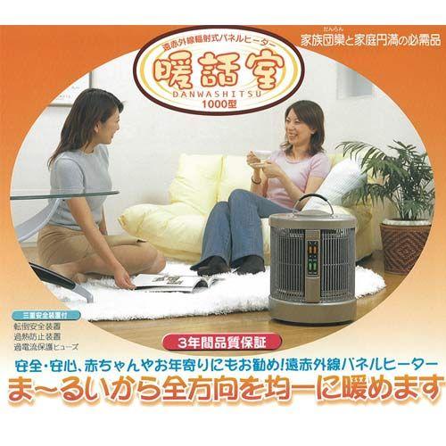 遠赤外線輻射式パネルヒーター 暖話室 1000型H（DAN1000-R16） 62916 夢