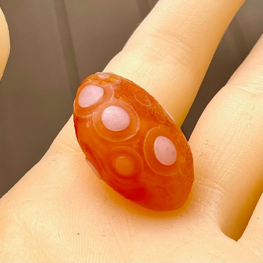 ゴビ瑪瑙 原石 S768 ゴビアゲート 天眼 鉱物 ヒマラヤ瑪瑙 モンゴル