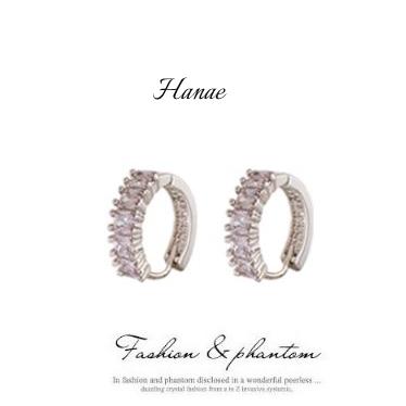 フープピアス レディース アレルギー対応 つけっぱなし スワロフスキー