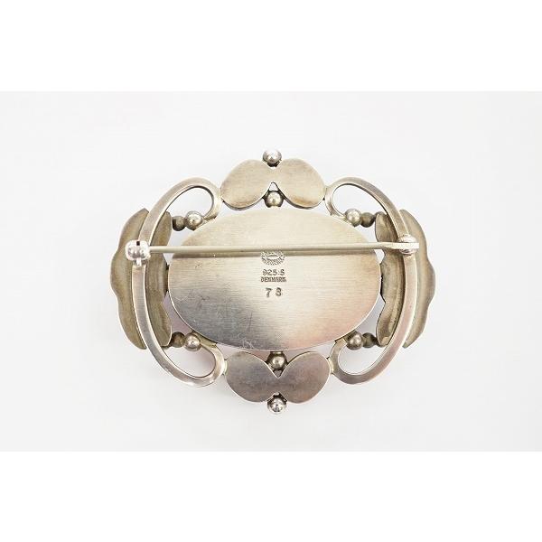 Georg Jensen（ジョージ ジェンセン） #anza ブローチ 78 アンバー