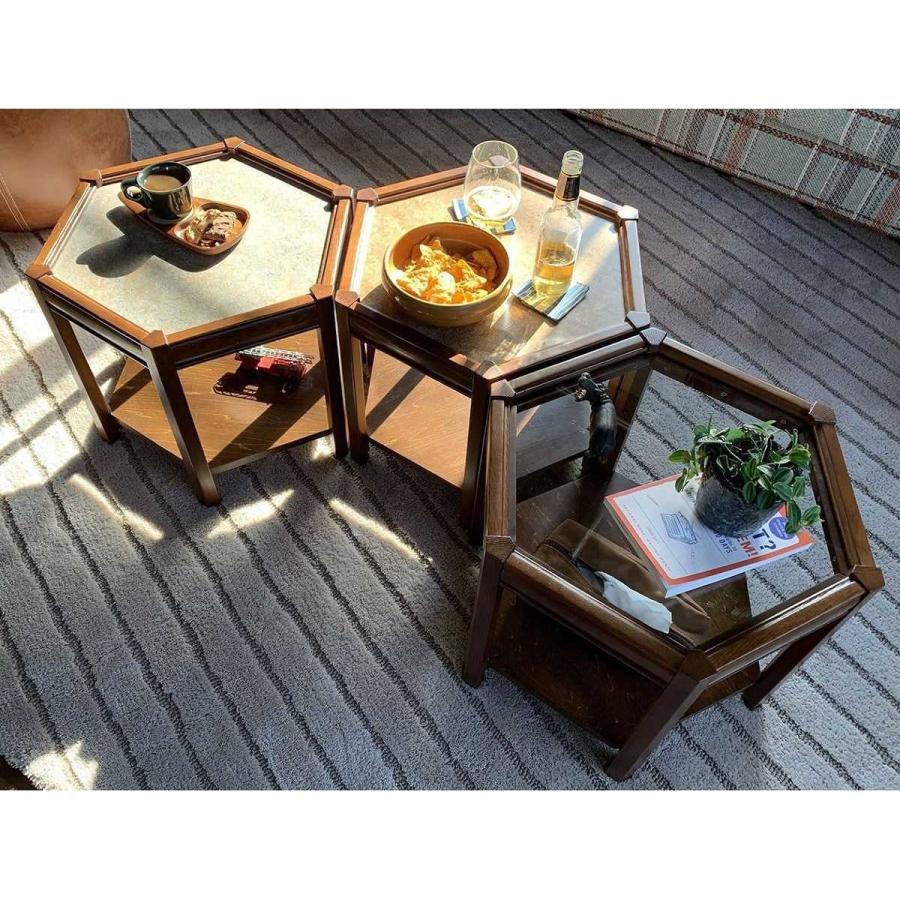 ACME Furniture（アクメファニチャー） BROOKS HEXAGONTABLE ベージュ