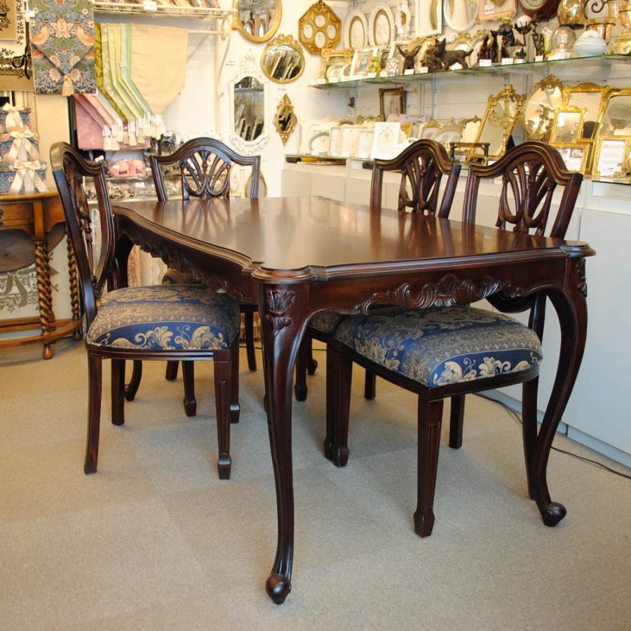 アメリカ アンティークダイニングテーブルセット