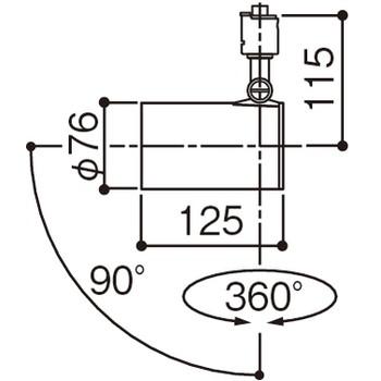 Panasonic（パナソニック） LSEB6112KLE1 スポットライト LGS1500VLE1