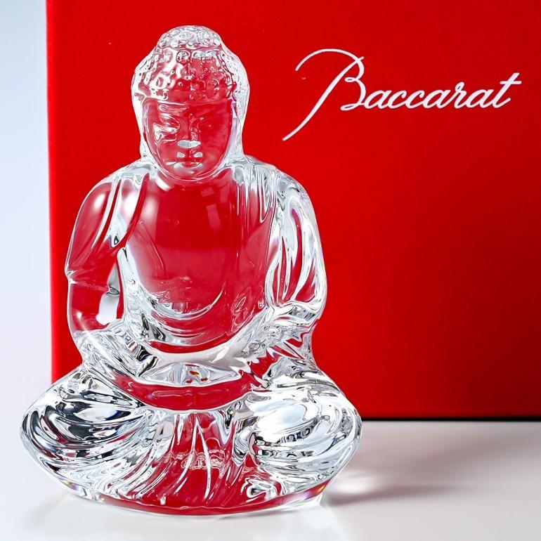 バカラ（Baccarat） クリスタルフィギュア ブッダ 仏陀 クリア 2609200