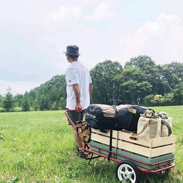 ハングアウト NIGURUMA レッド NGM-7240RD キャンプ キャリーワゴン