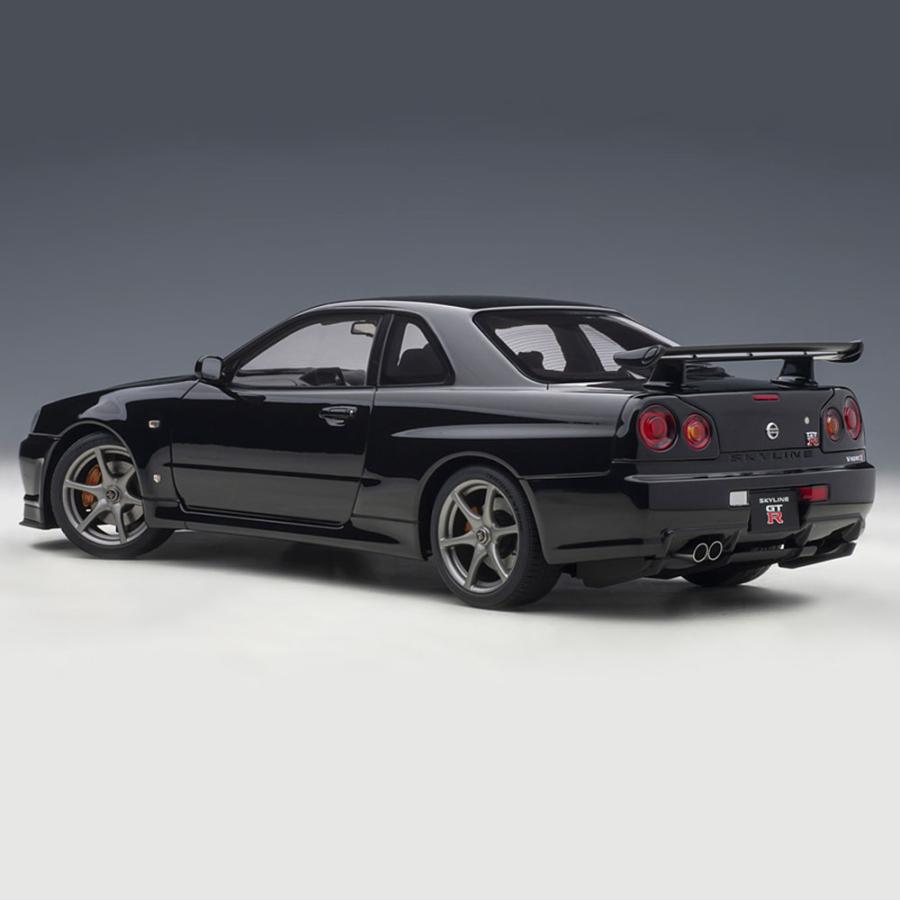 ミニカー 1/18 日産 スカイライン GT-R R34 Vスペック II ブラック