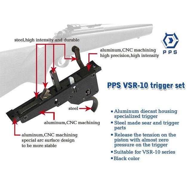 VSR-10用 強化 トリガー セット PPS製 : AirSoftClub - 通販 - Yahoo