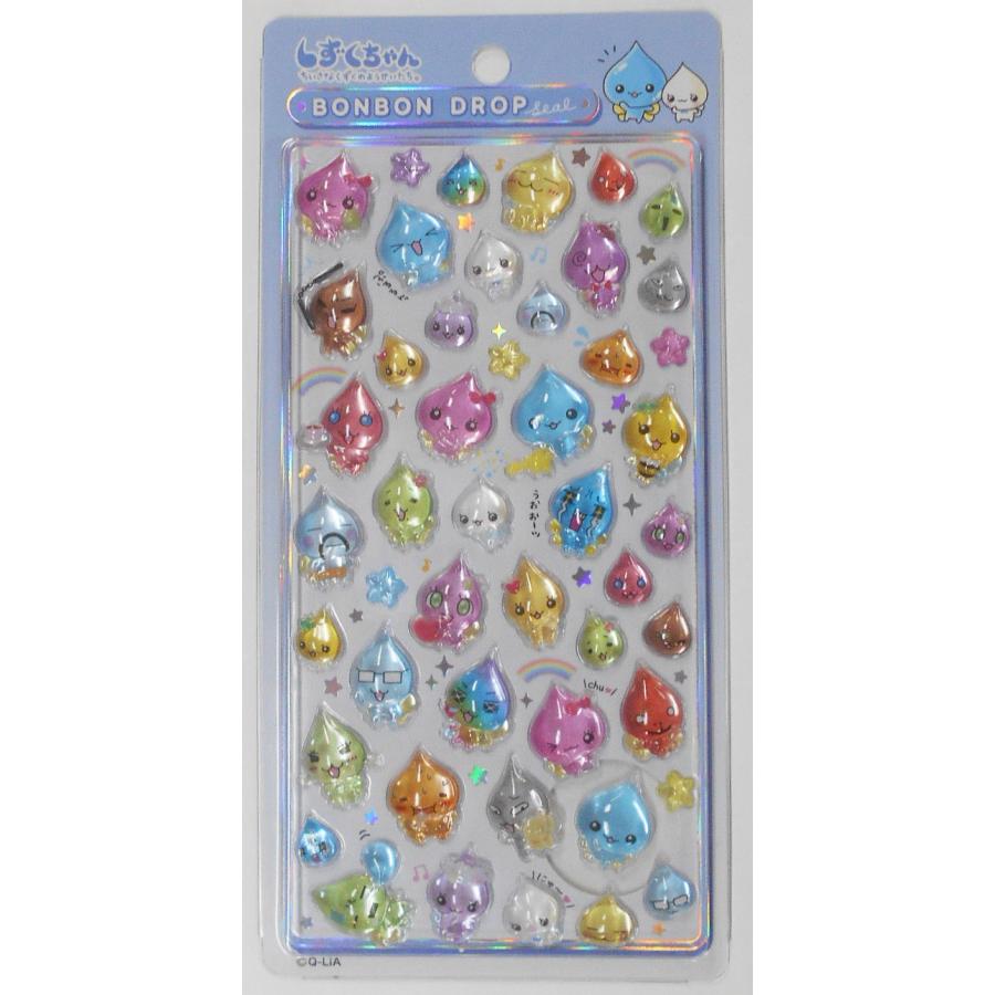 Q-LiA（クーリア） しずくちゃん ボンボンドロップシール しずくの森の