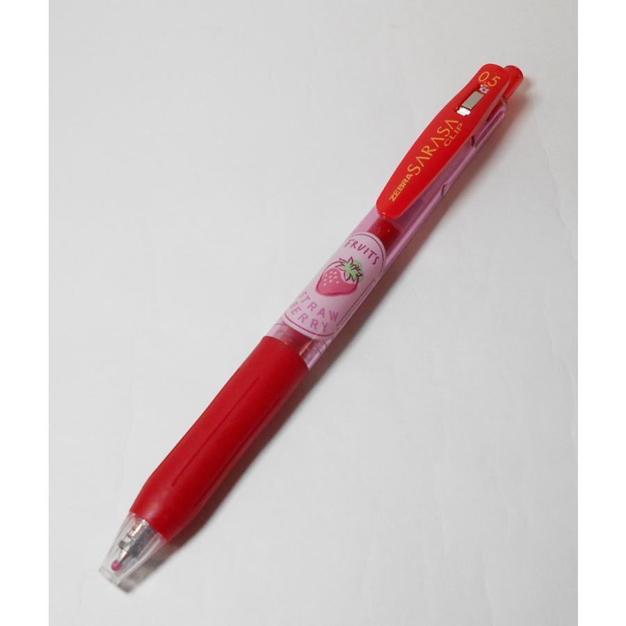サラサ サラサクリップ ボールペン 0.5mm 香りつき インク色：赤