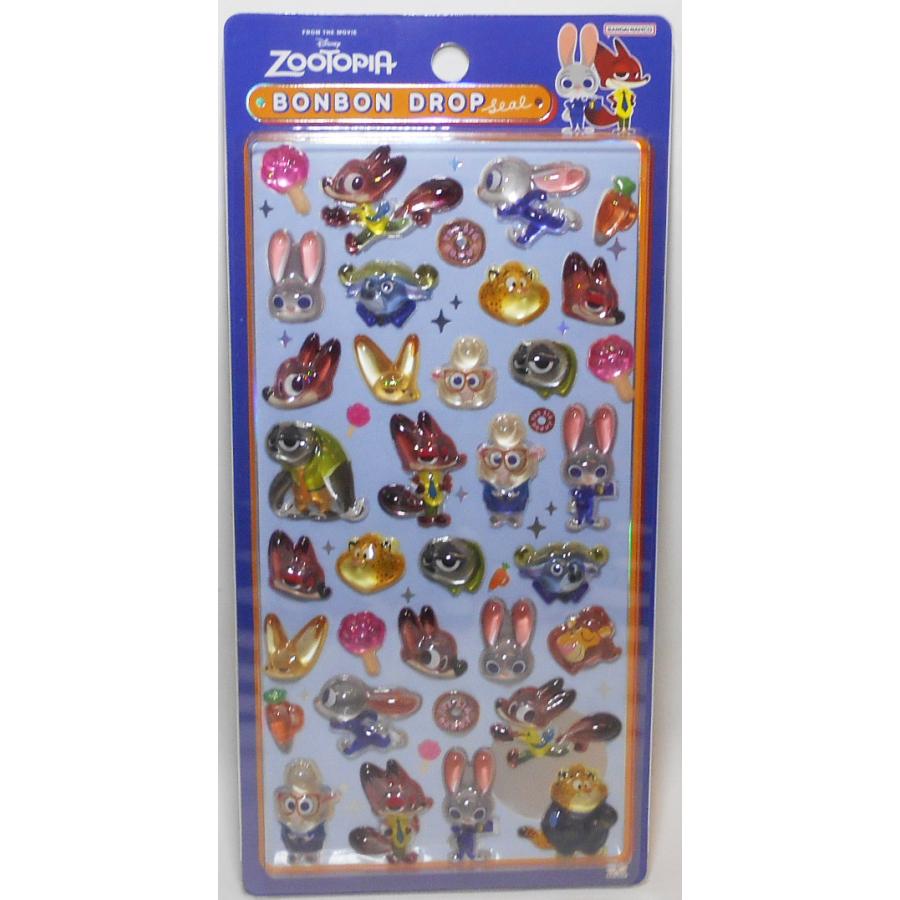 ディズニー ズートピア ボンボンドロップシール ディズニー サンスター