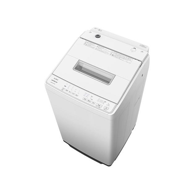 154取付無料！日立ビートウォッシュ熱乾燥搭載！おしゃれホワイト8kg