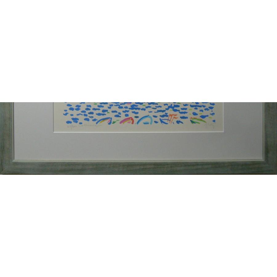 絵画 版画 リトグラフ ジョンボッチ ラグナピーチ 青空 送料無料