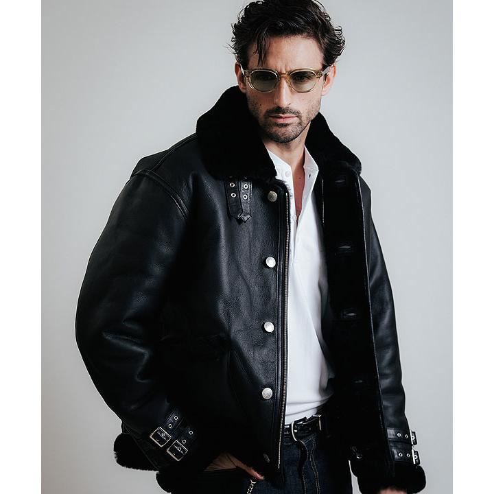 CRIMIE（クライミー） レザー ジャケット CRIMIE MOUTON LEATHER