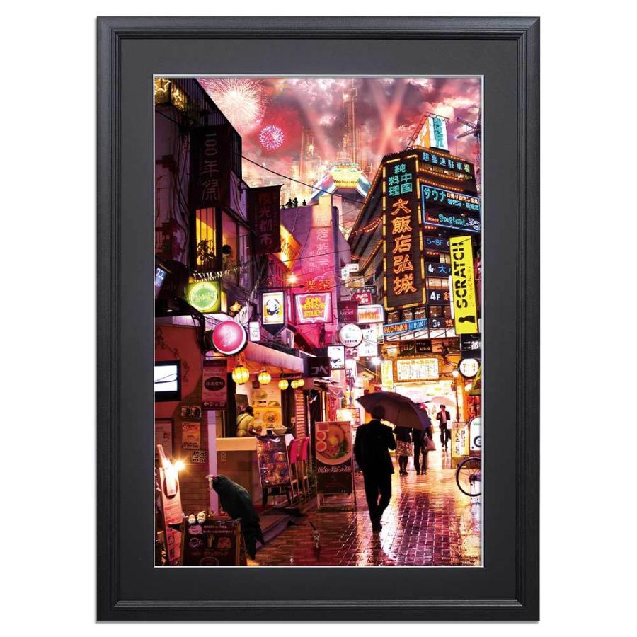 都市の夜景 抽象アート写真 A3サイズ 都市の夜景 抽象アート写真 A3