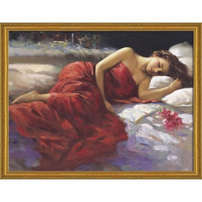 油絵 絵 絵画 インテリア 油絵 F4-070112 人物 女性像 絵画 インテリア