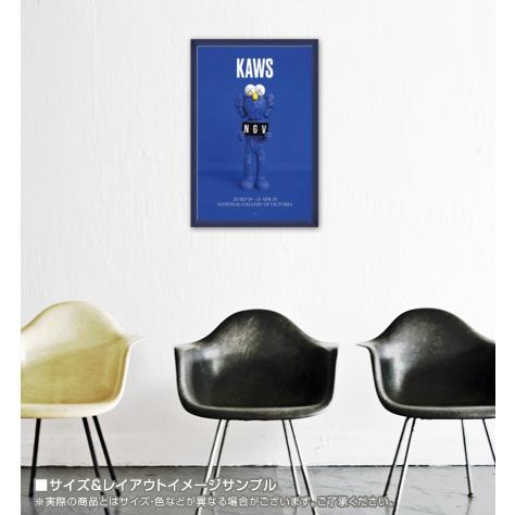 KAWS BFF BLUE NGV : azポスター - 通販 - Yahoo!ショッピング