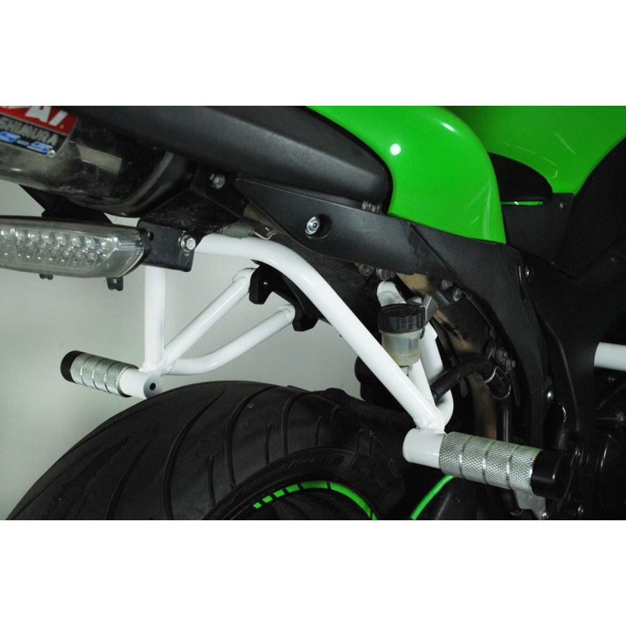 カワサキ ZX-6R 07-08 リア スタントケージ ガード CRAZY IRON [輸入