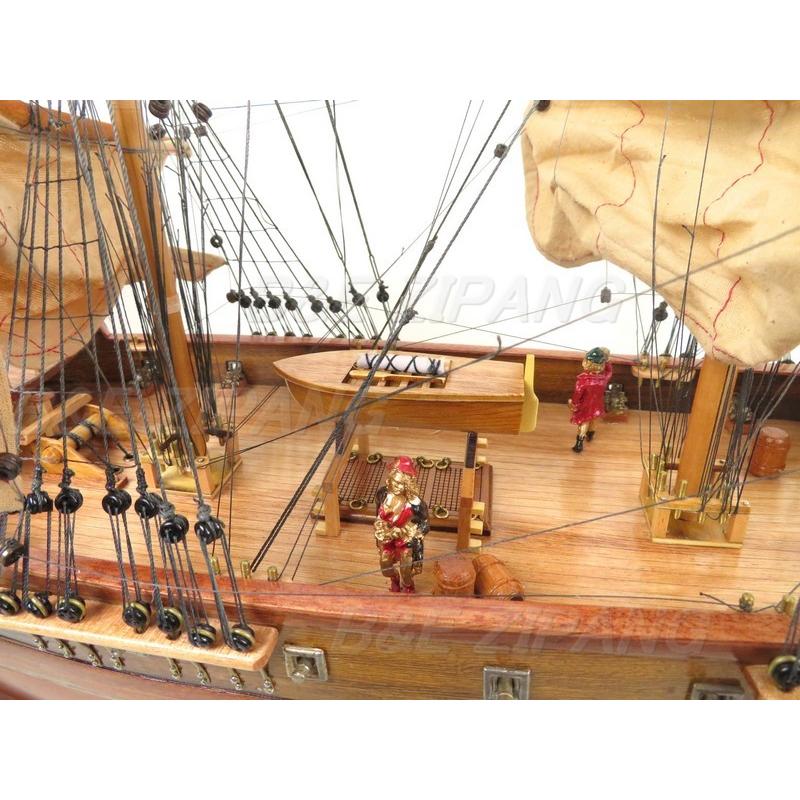 帆船模型 完成品 木製 パイレーツシップ 海賊船 モデルシップ 全長90cm