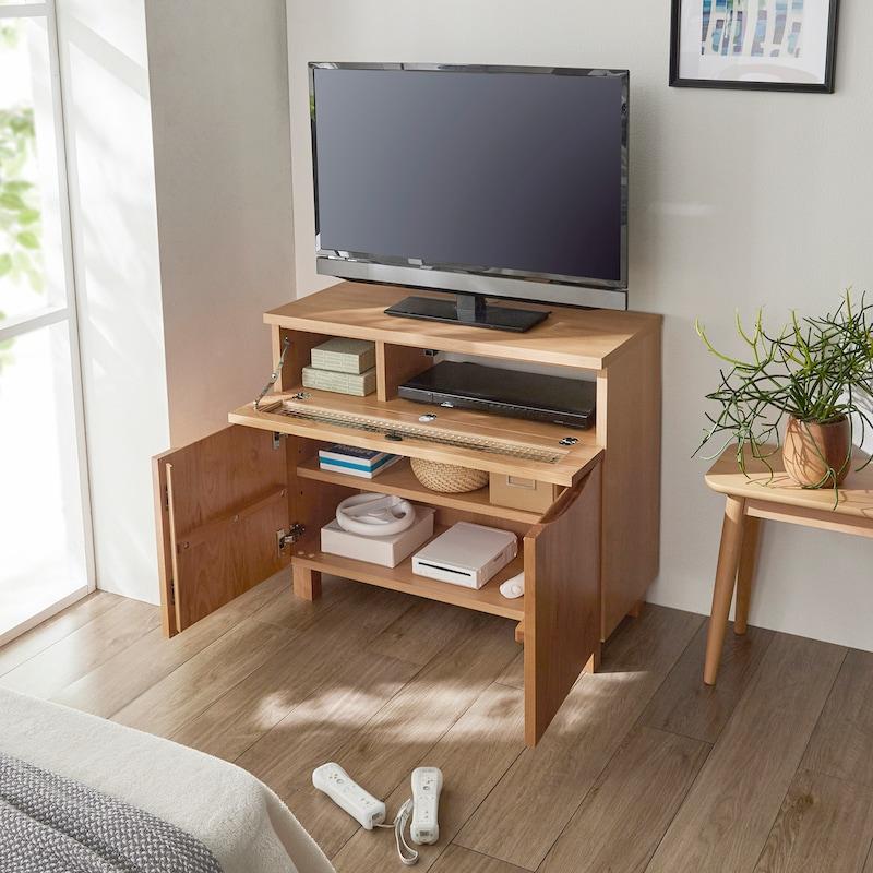 ベルメゾン（BELLE MAISON） テレビ台 テレビボード ハイタイプ 78 tv