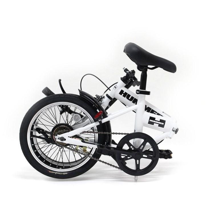 折畳み自転車] HUMMER ハマー｜ノーパンク16インチ折畳自転車WH