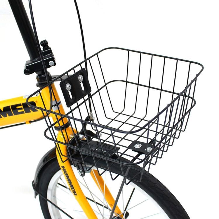 折畳み自転車] HUMMER ハマー｜ノーパンク20インチ折畳自転車YE
