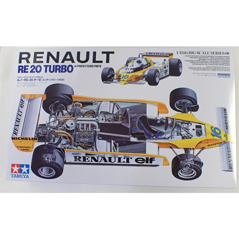 タミヤ（TAMIYA） 1/12 ルノーRE-20ターボ エッチングパーツ付き