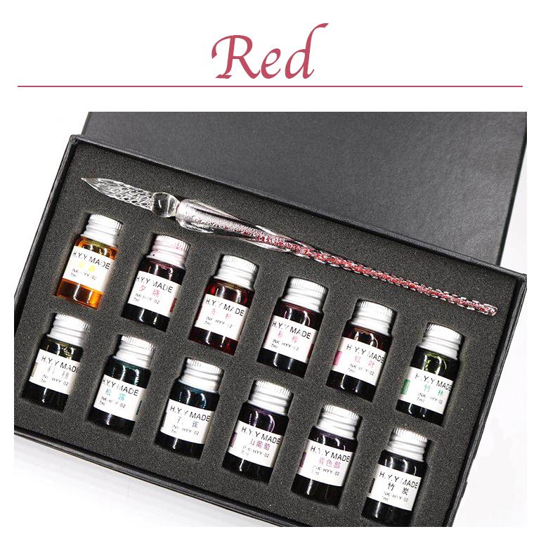 ガラスペン 万年筆 つけペン 硝子ペン アンティーク レトロ ガラス