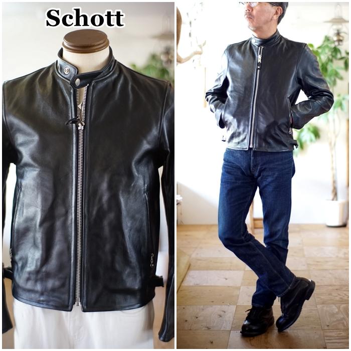 Schott N.Y.C（ショット） Schott シングル ライダース レザー