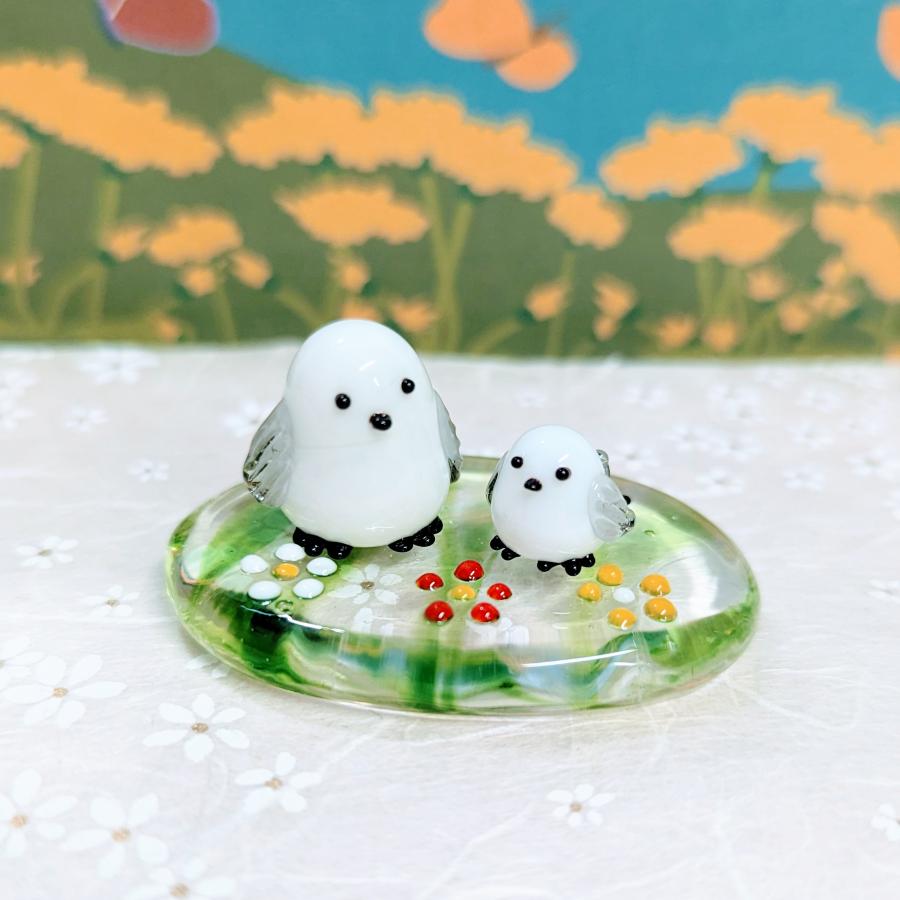 れもんてぃ〜 ガラス細工 ミニチュア ガラス細工 ひまわりのミニ