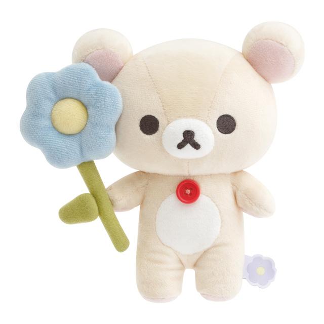 San-X（サンエックス） リラックマ BASIC RILAKKUMA Flower ぬいぐるみ