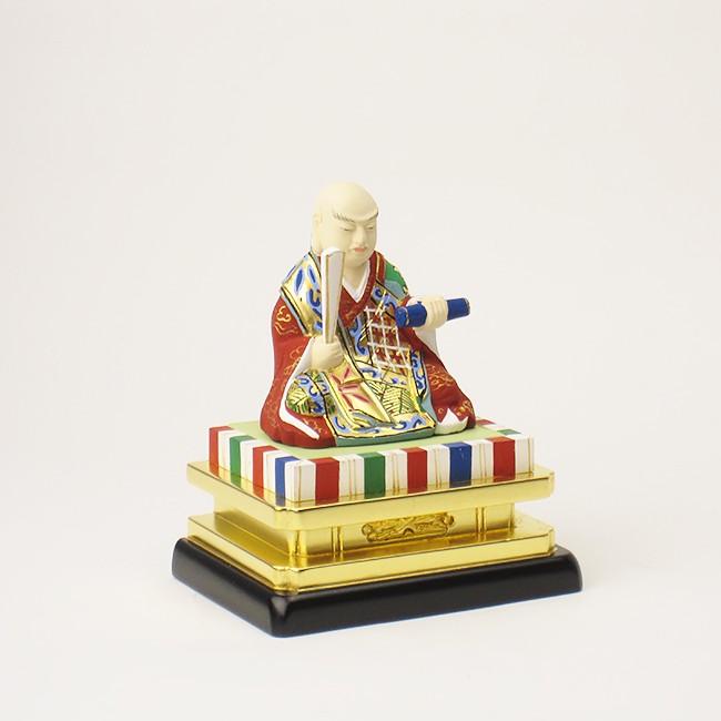 仏像 日蓮宗 日蓮上人 1.5寸（木製 彩色）高さ約9.3cm幅8.0cm : お仏壇