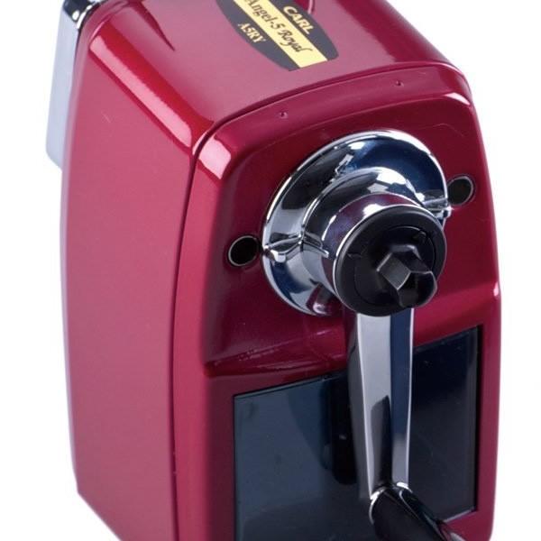 太さ2段階調節可】CARL／手動鉛筆削り エンゼル5 ロイヤル（A5RY）丈夫