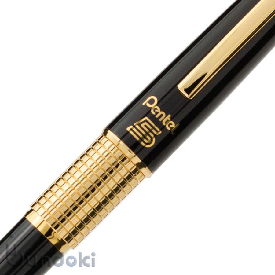 ぺんてる（Pentel） シャープ ケリー 黒軸ゴールド復刻版 : 文具通販
